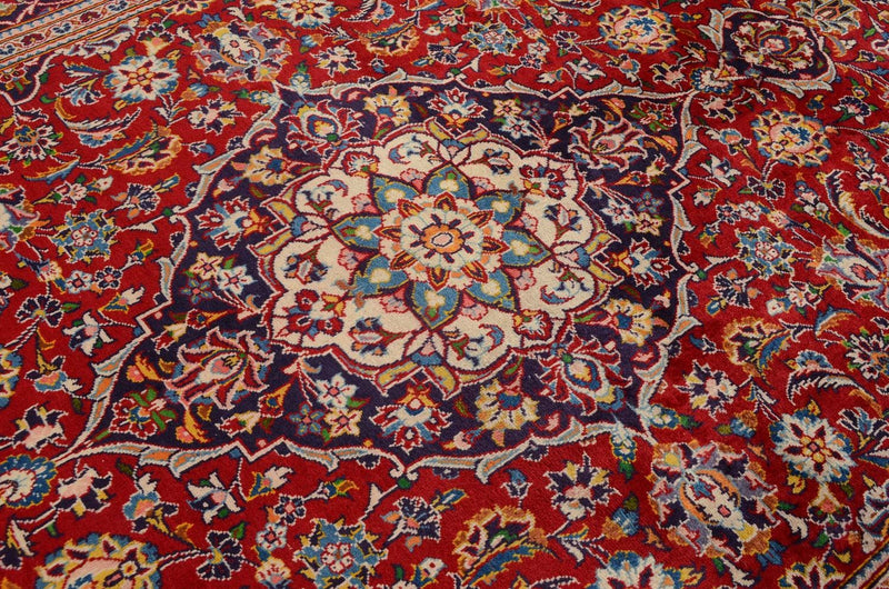 Tapis persan - Keshan - 297 x 200 cm - rouge