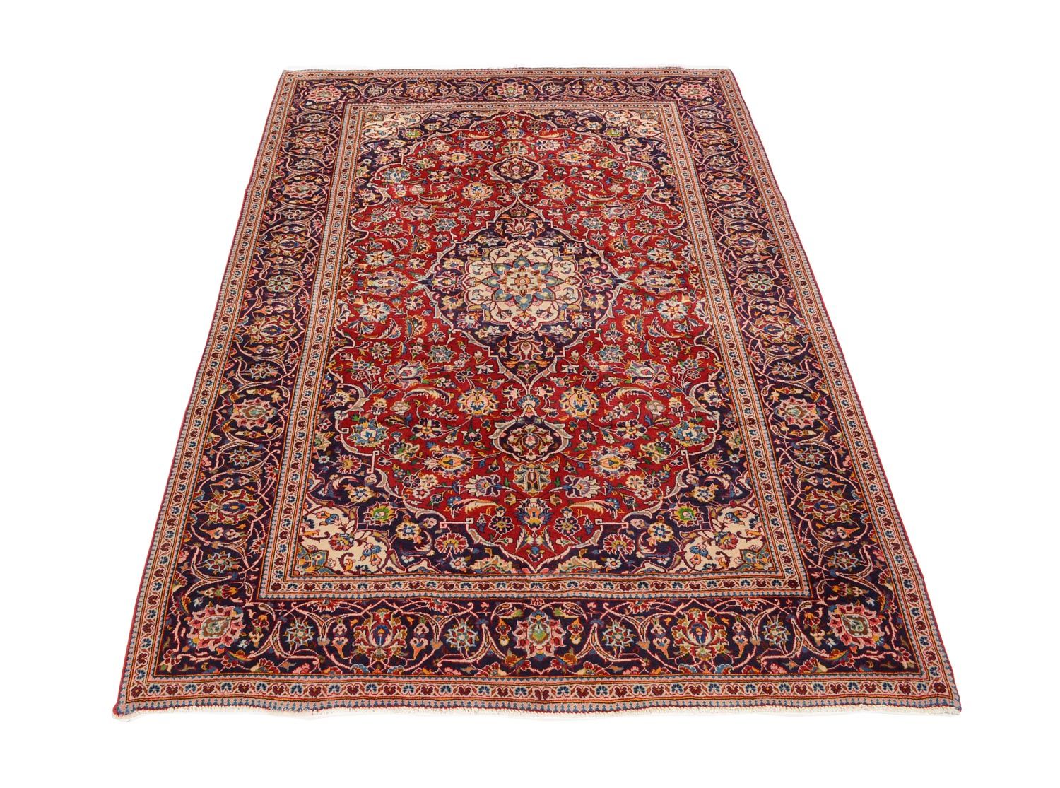 Tapis persan - Keshan - 297 x 200 cm - rouge