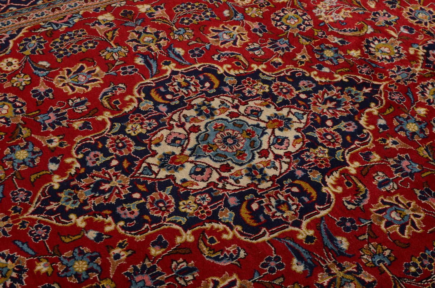 Tapis persan - Keshan - 300 x 200 cm - rouge
