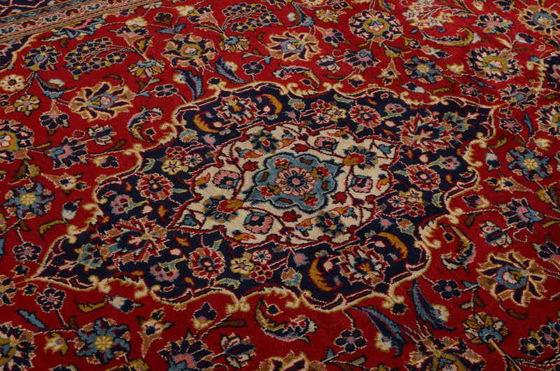 Tapis persan - Keshan - 300 x 200 cm - rouge