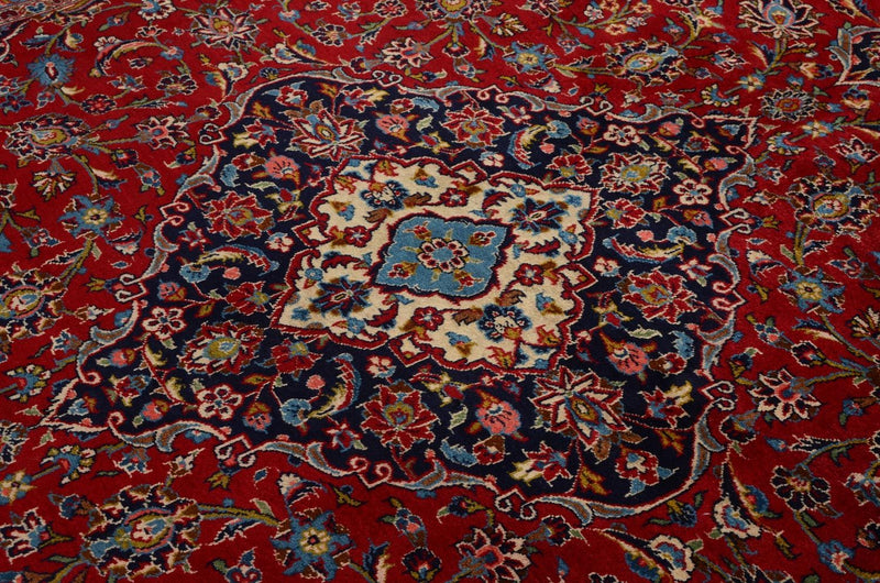 Tapis persan - Keshan - 352 x 246 cm - rouge
