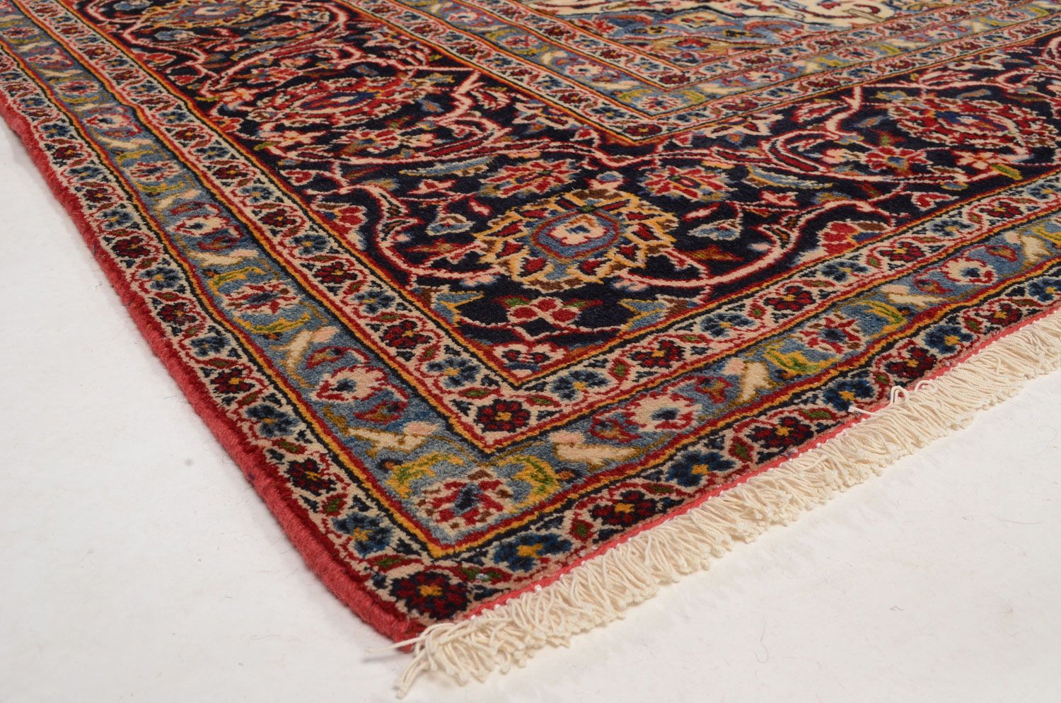Tapis persan - Keshan - 414 x 292 cm - rouge