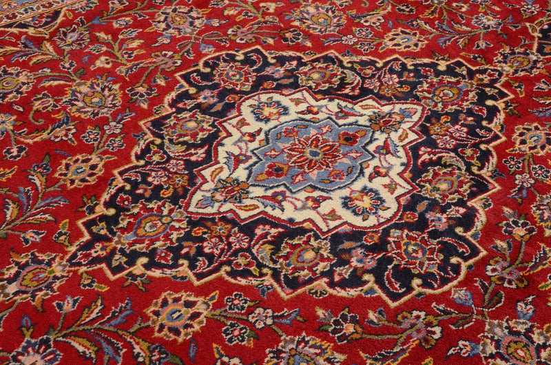 Tapis persan - Keshan - 347 x 240 cm - rouge