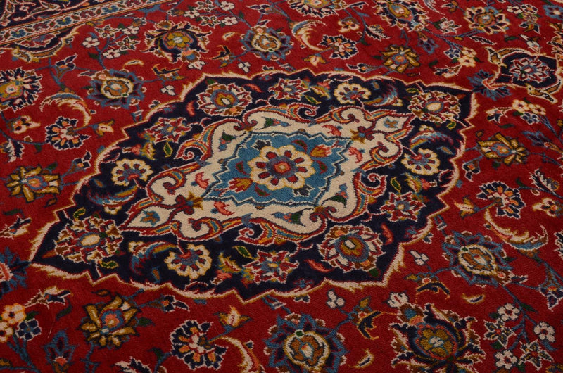 Tapis persan - Keshan - 261 x 180 cm - rouge