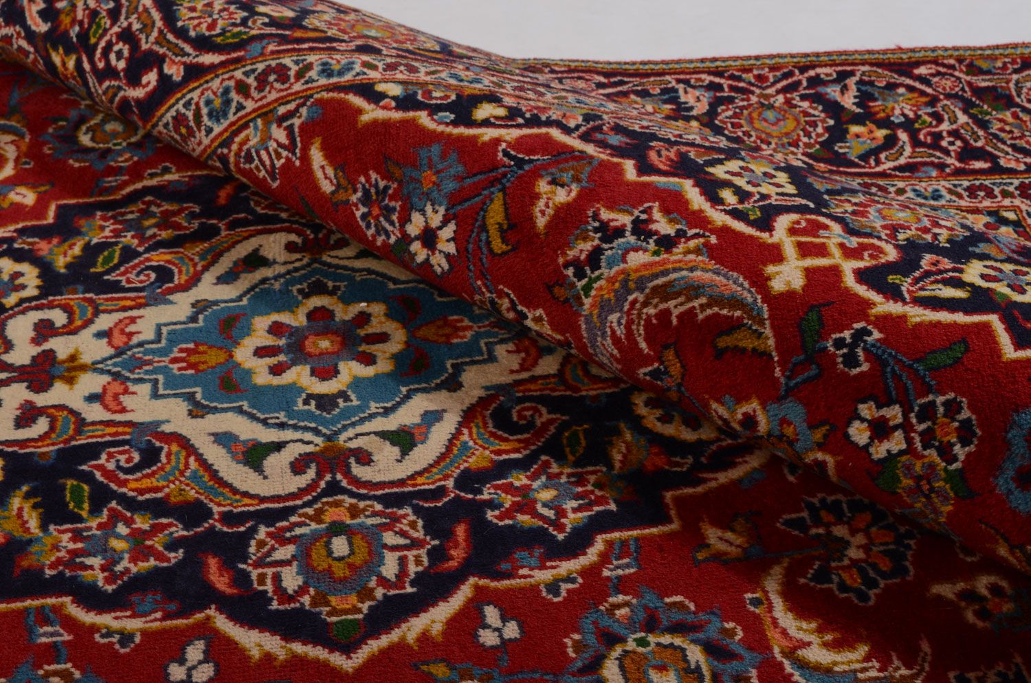 Tapis persan - Keshan - 261 x 180 cm - rouge