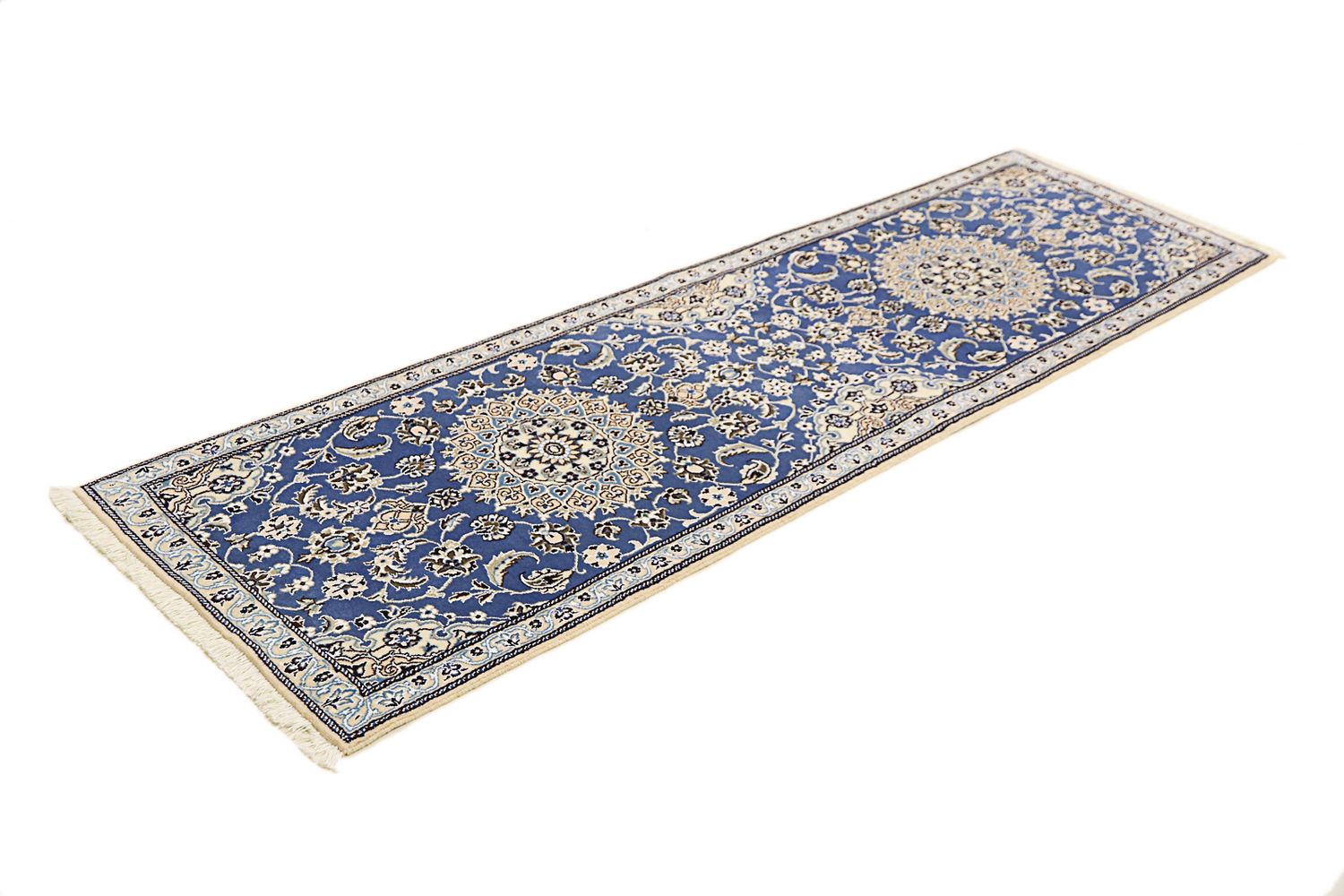 Perserteppich - Nain - Royal 200 x 60 cm Teppich Läufer