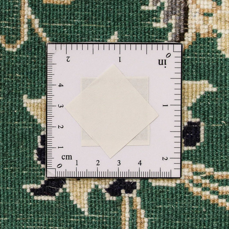 Tapis de couloir Tapis persan - Nain - Royal - 200 x 89 cm - vert foncé