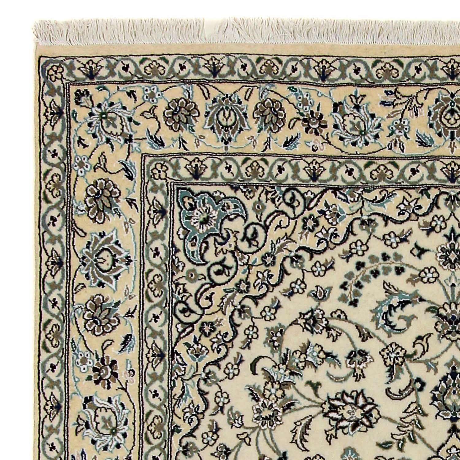 Tapis persan - Nain - Royal - 250 x 154 cm - beige