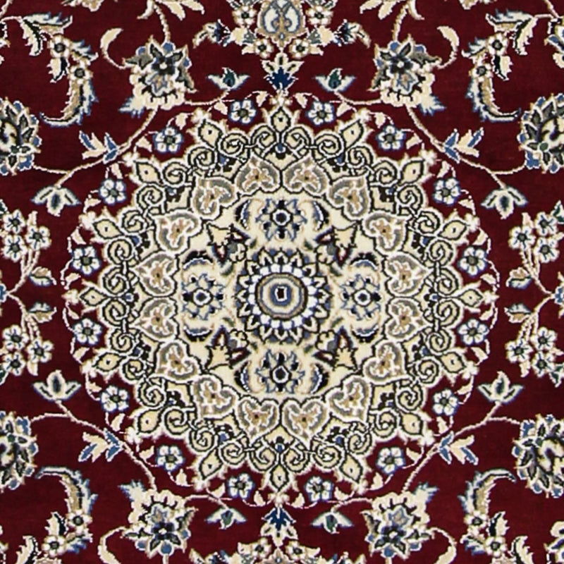 Tapis persan - Nain - Royal - 175 x 118 cm - rouge foncé