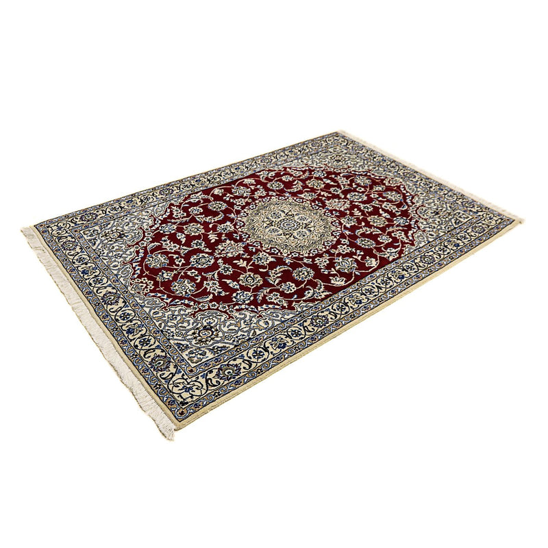 Tapis persan - Nain - Royal - 175 x 118 cm - rouge foncé