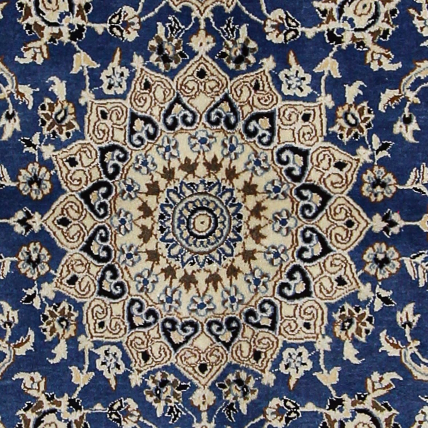 Tapis persan - Nain - Royal - 172 x 114 cm - bleu