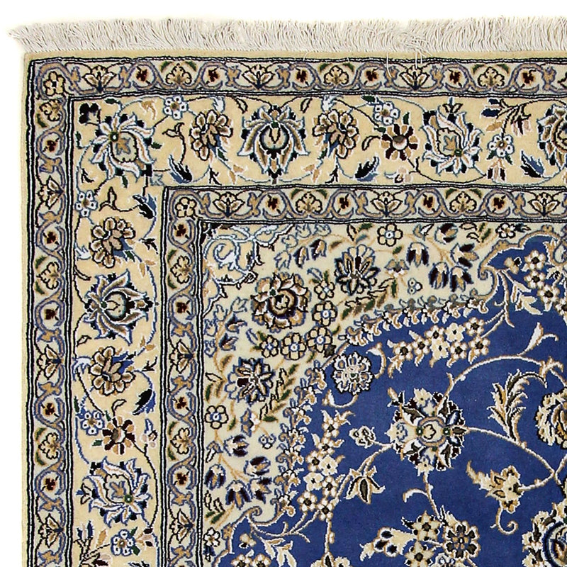 Tapis persan - Nain - Royal - 248 x 158 cm - bleu