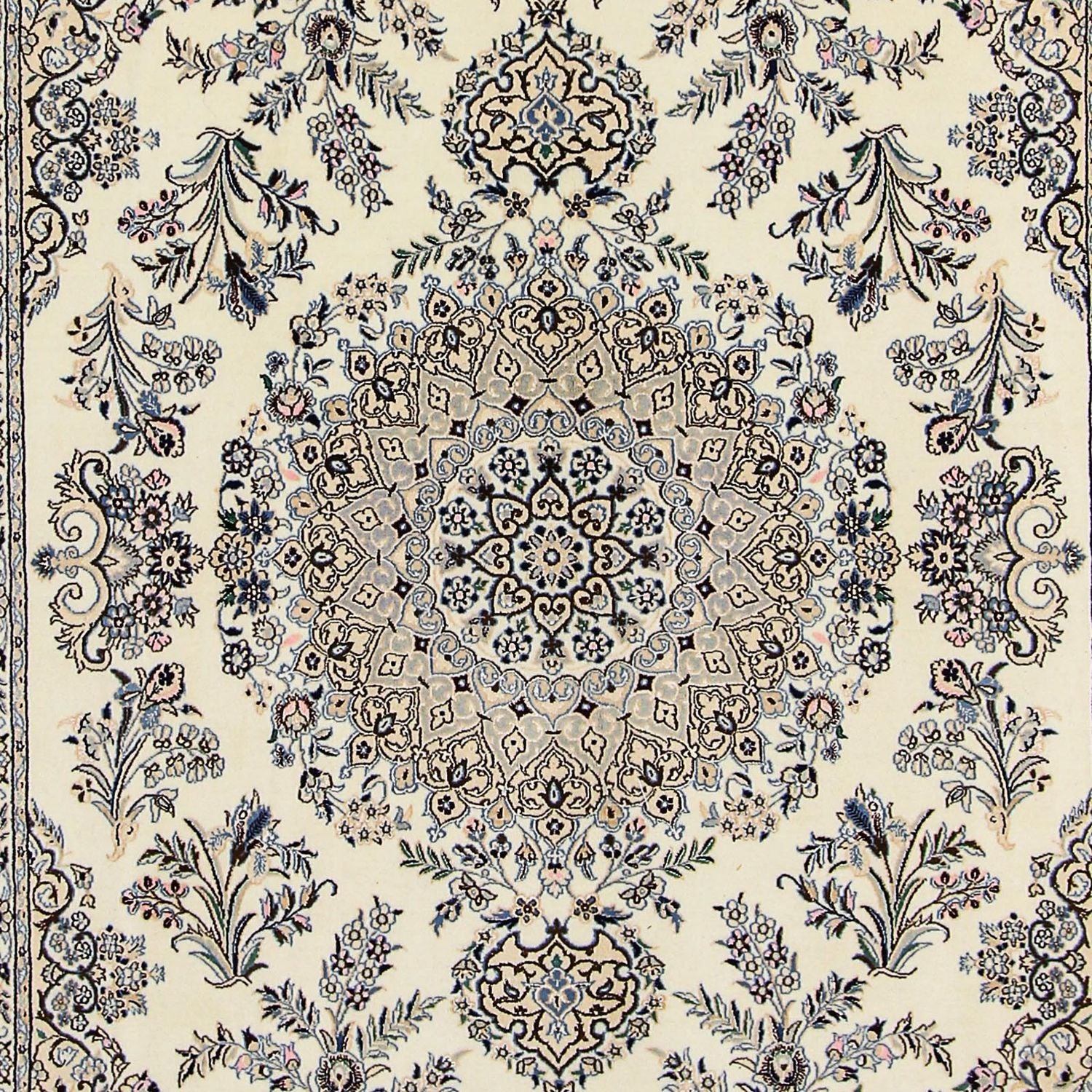 Tapis persan - Nain - Royal - 310 x 198 cm - beige