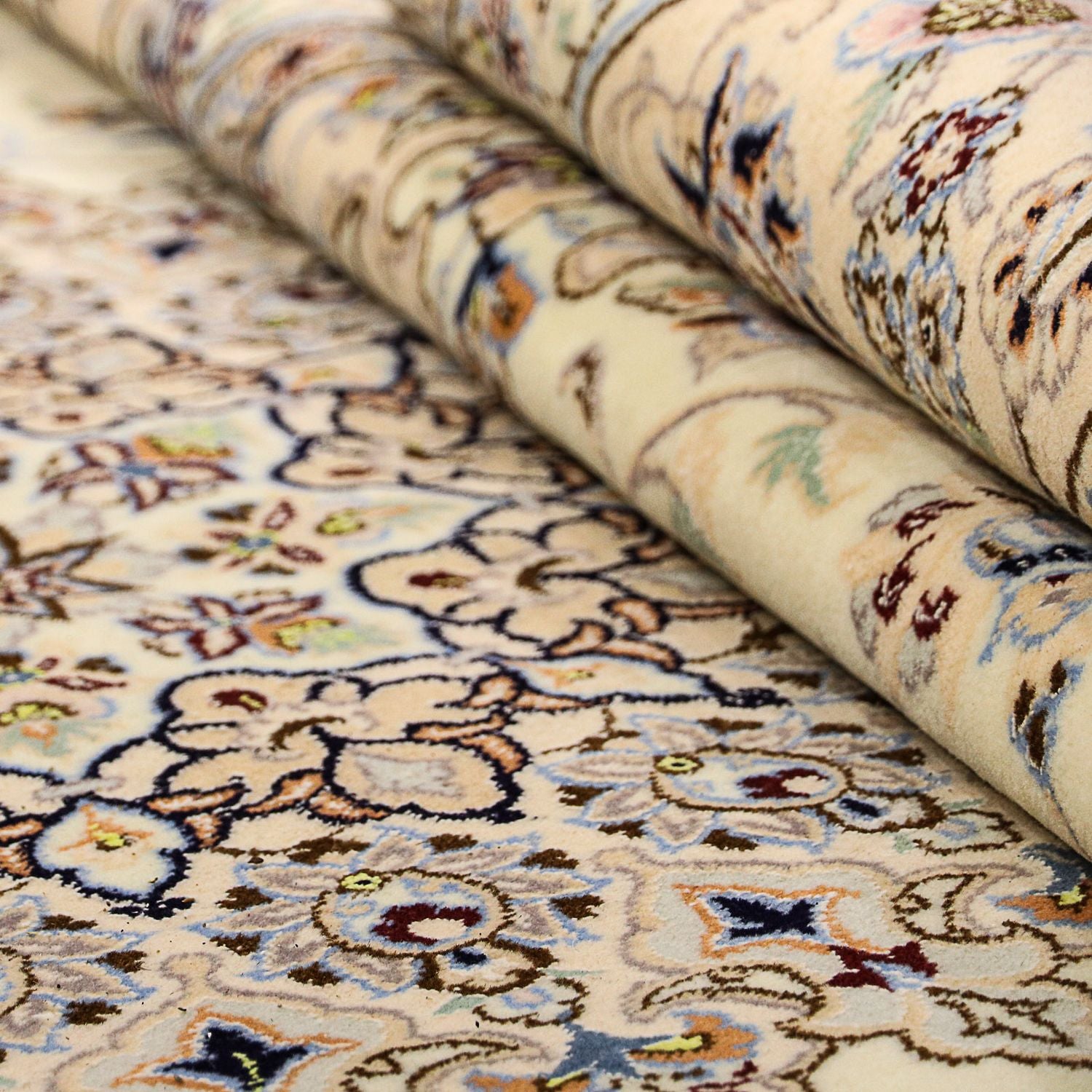 Tapis persan - Nain - Royal - 360 x 260 cm - beige