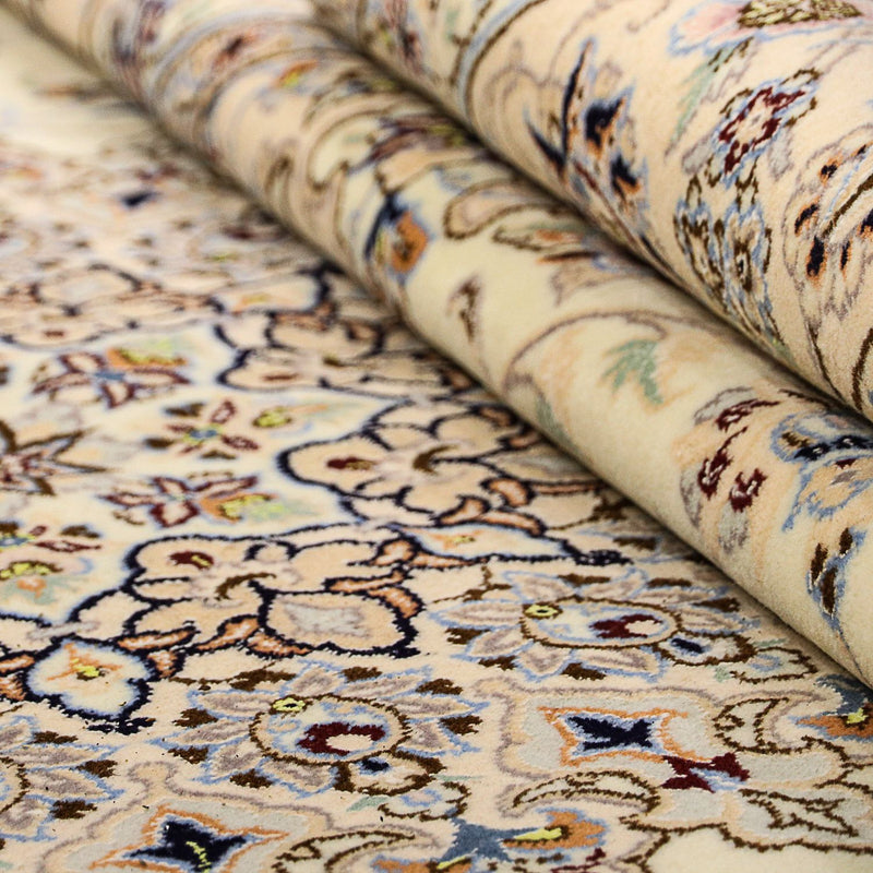 Tapis persan - Nain - Royal - 360 x 260 cm - beige