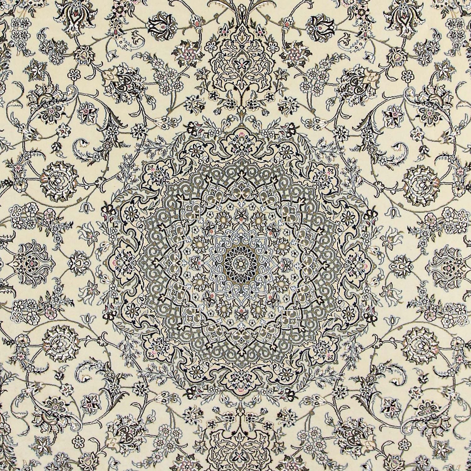 Tapis persan - Nain - Royal - 414 x 308 cm - beige