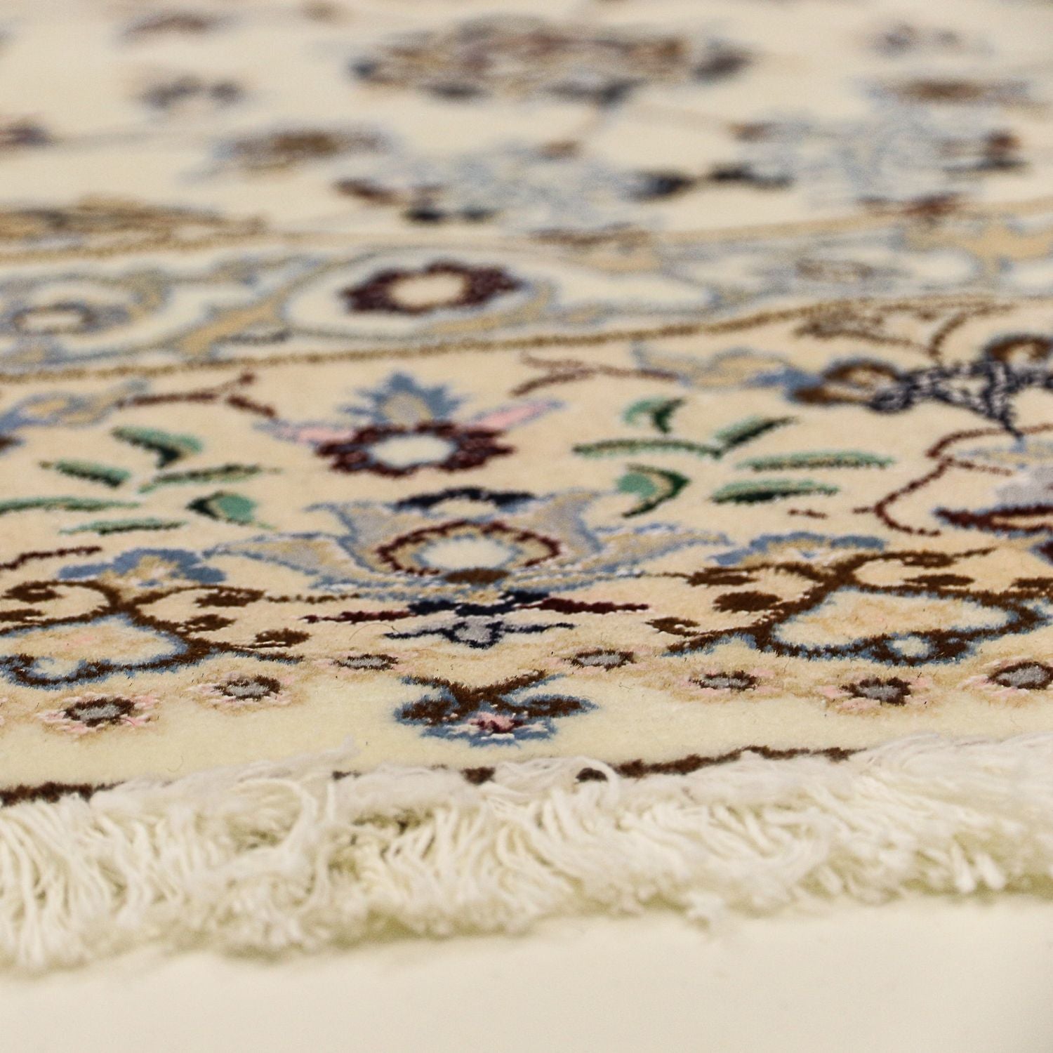 Tapis persan - Nain - Royal ronde  - 200 x 200 cm - beige