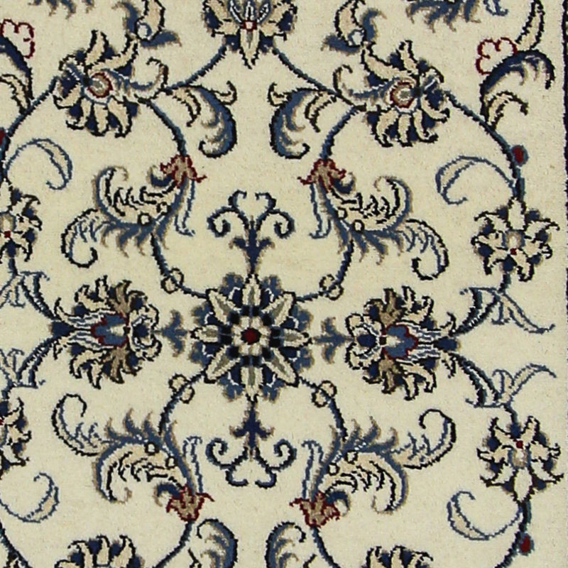 Tapis de couloir Tapis persan - Nain - 300 x 77 cm - beige