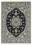 Tapis persan - Nain - 205 x 143 cm - bleu foncé
