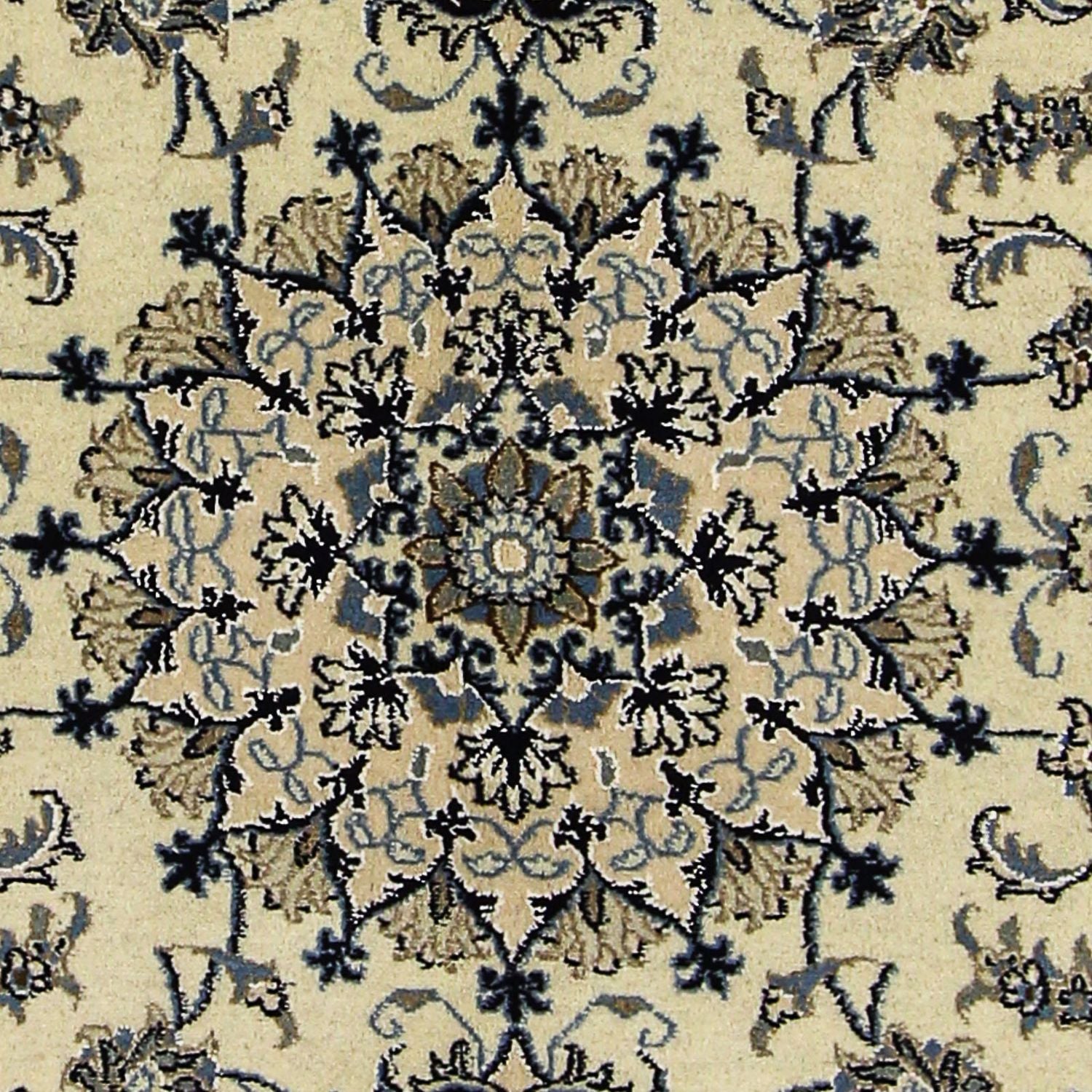 Tapis persan - Nain - 196 x 150 cm - beige