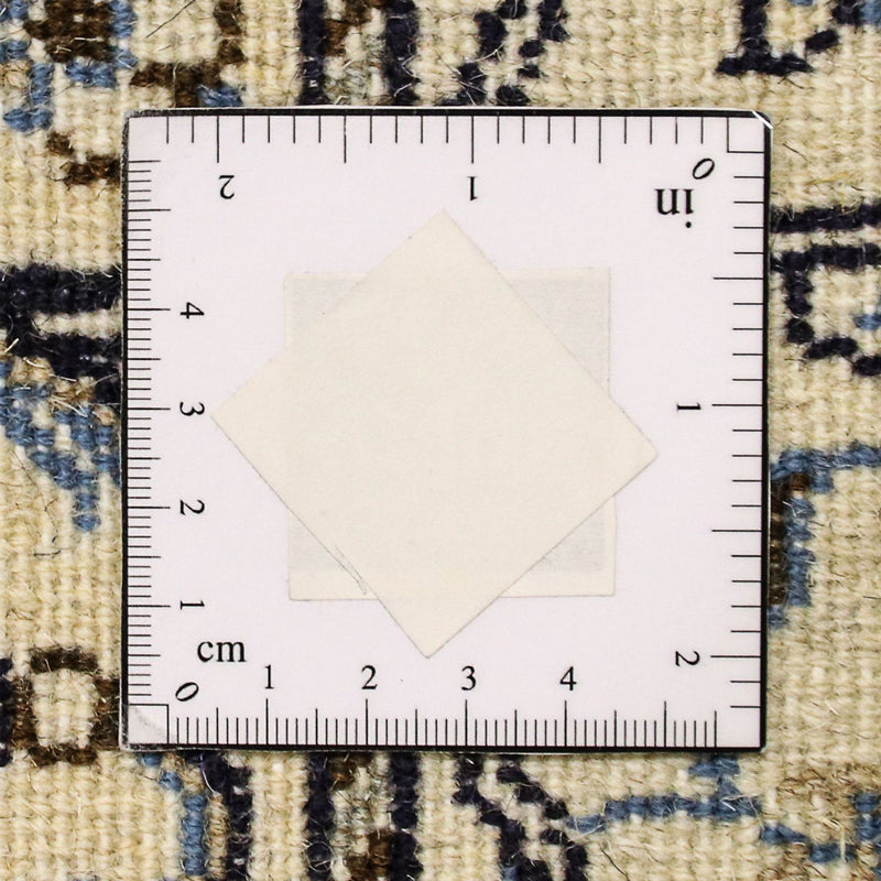 Tapis persan - Nain - 198 x 151 cm - bleu foncé