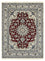 Tapis persan - Nain - 191 x 147 cm - rouge foncé