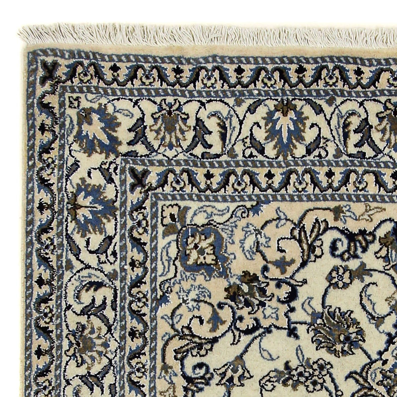Tapis persan - Nain - 197 x 147 cm - beige