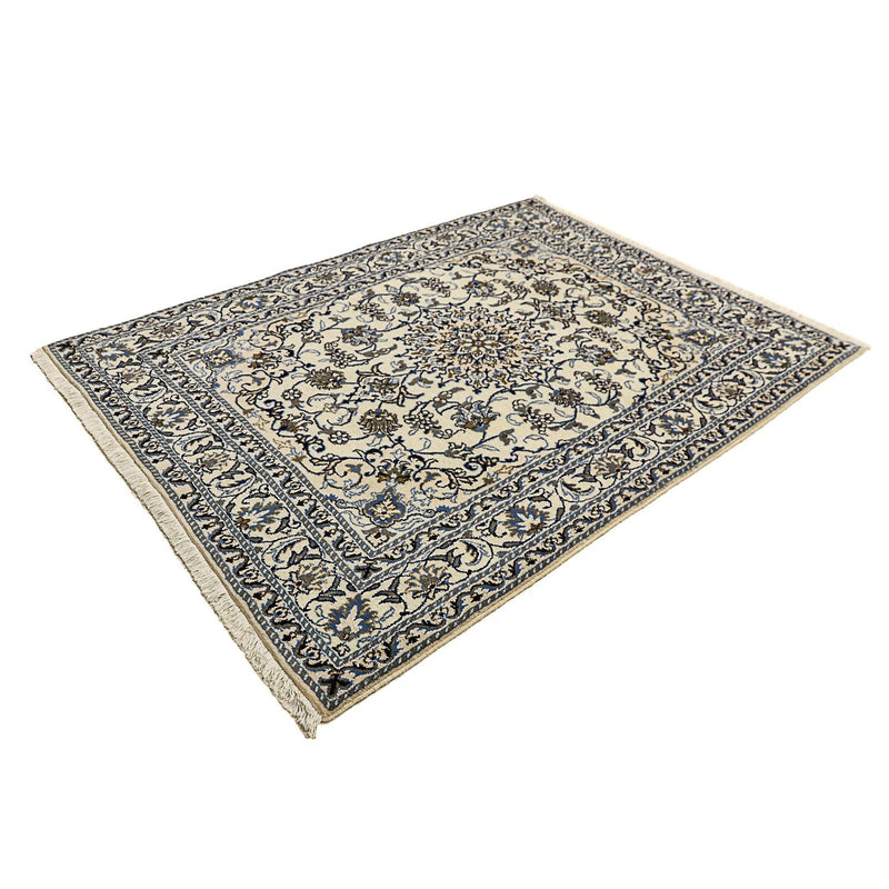 Tapis persan - Nain - 197 x 147 cm - beige
