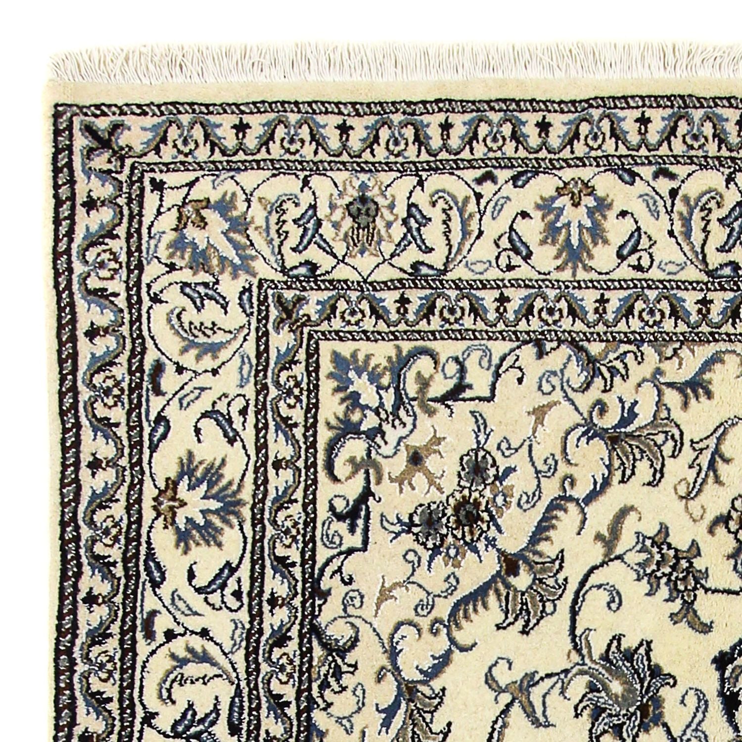 Tapis persan - Nain - 238 x 164 cm - beige