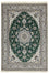 Tapis persan - Nain - 244 x 168 cm - vert foncé