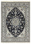 Tapis persan - Nain - 235 x 168 cm - bleu foncé