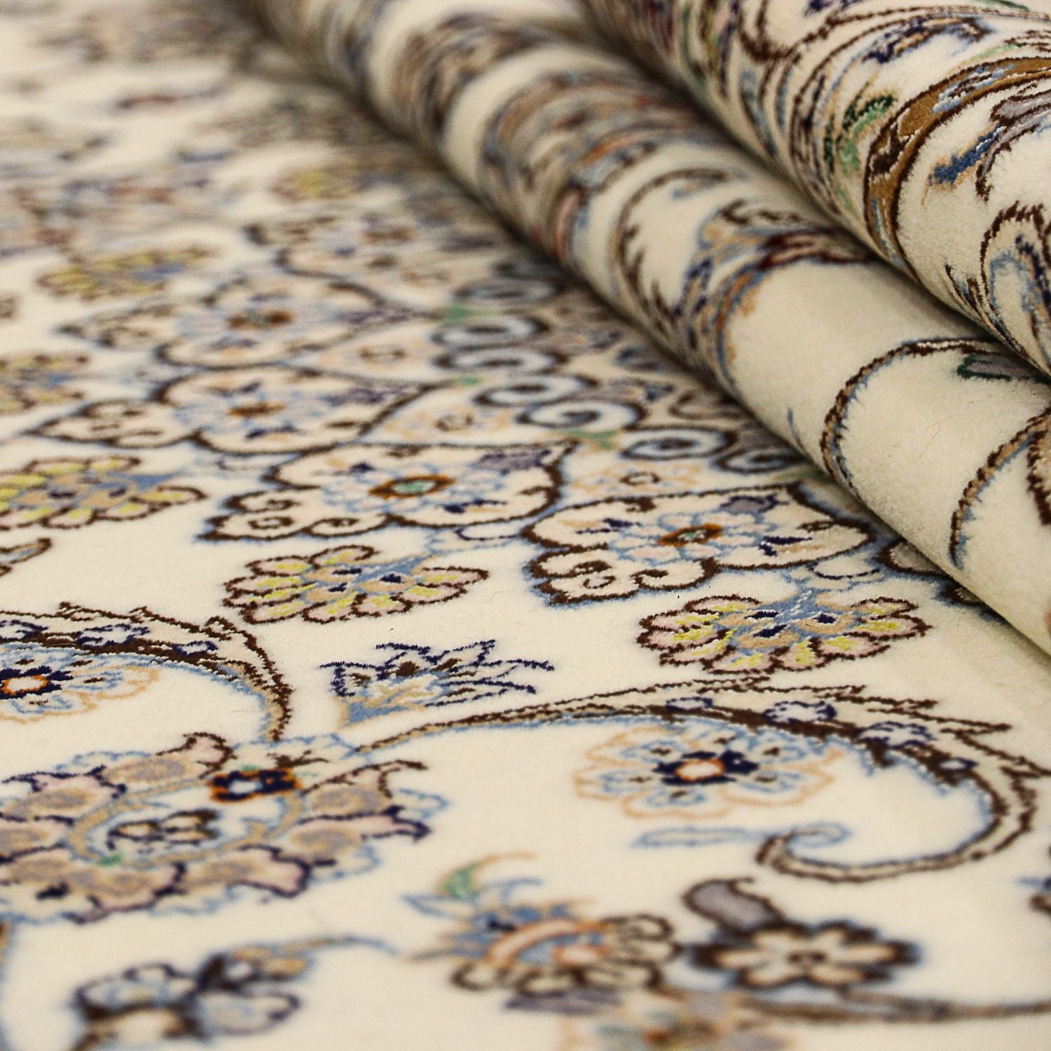 Tapis persan - Nain - Premium - 240 x 160 cm - beige