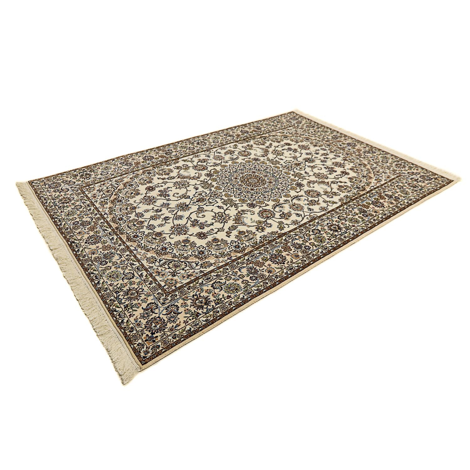 Tapis persan - Nain - Premium - 240 x 160 cm - beige