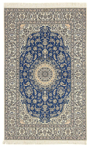 Tapis persan - Nain - Premium - 239 x 149 cm - bleu