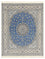 Tapis persan - Nain - Premium - 255 x 206 cm - bleu