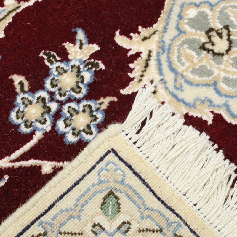 Tapis persan - Nain - Royal - 303 x 202 cm - rouge vin