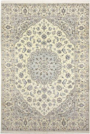 Tapis persan - Nain - Royal - 360 x 245 cm - crème