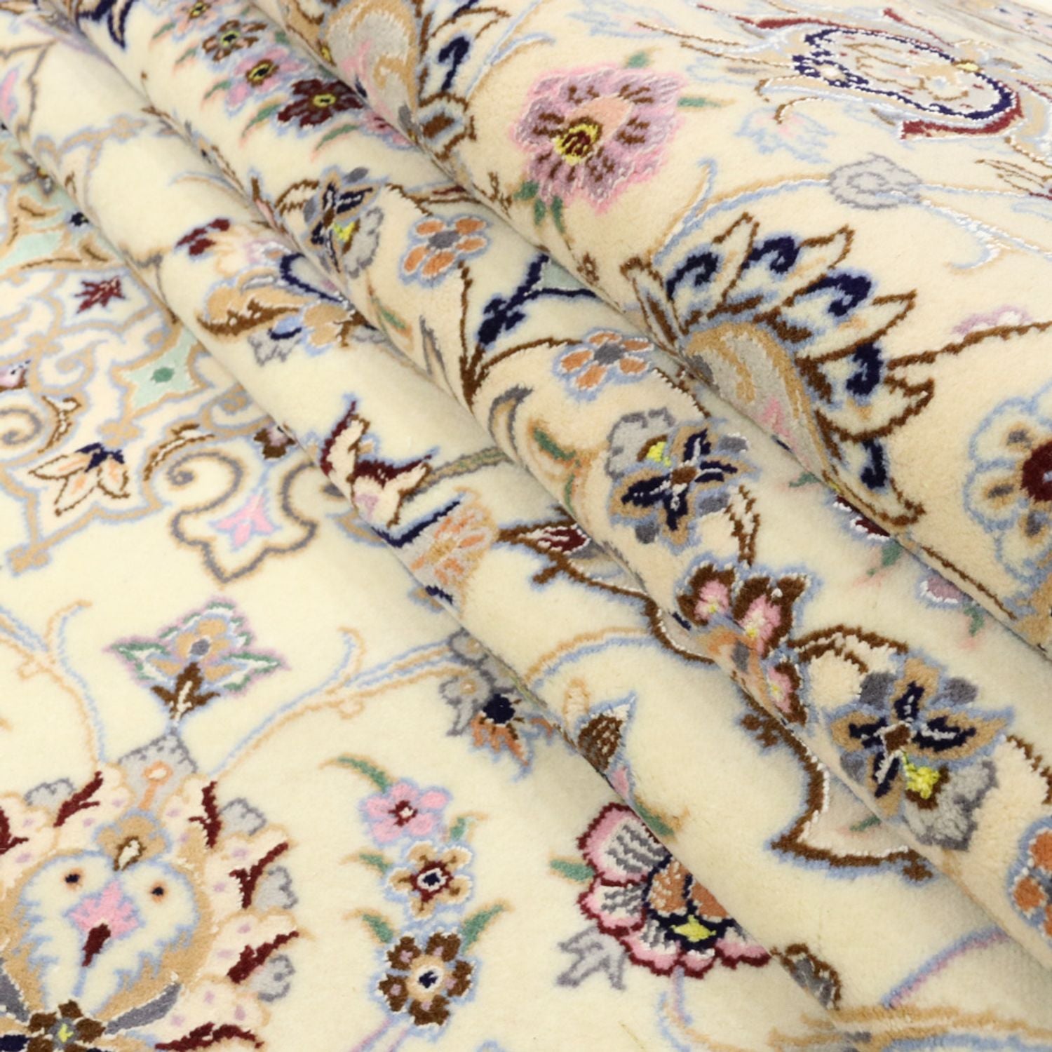 Tapis persan - Nain - Royal - 365 x 250 cm - crème