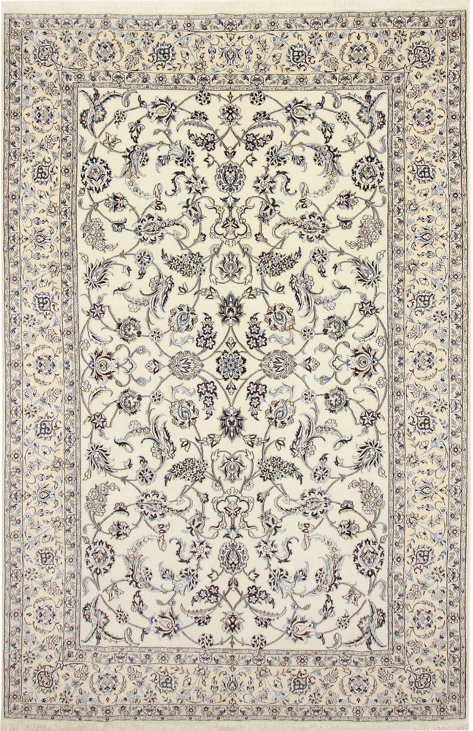 Tapis persan - Nain - Royal - 308 x 204 cm - crème
