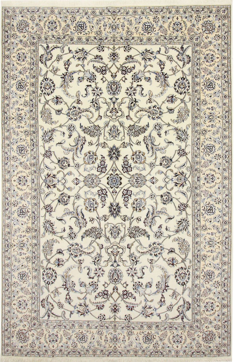 Tapis persan - Nain - Royal - 308 x 204 cm - crème