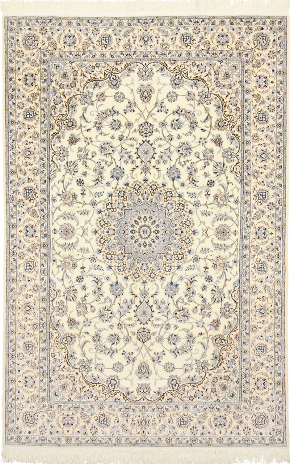 Tapis persan - Nain - Royal - 305 x 205 cm - crème