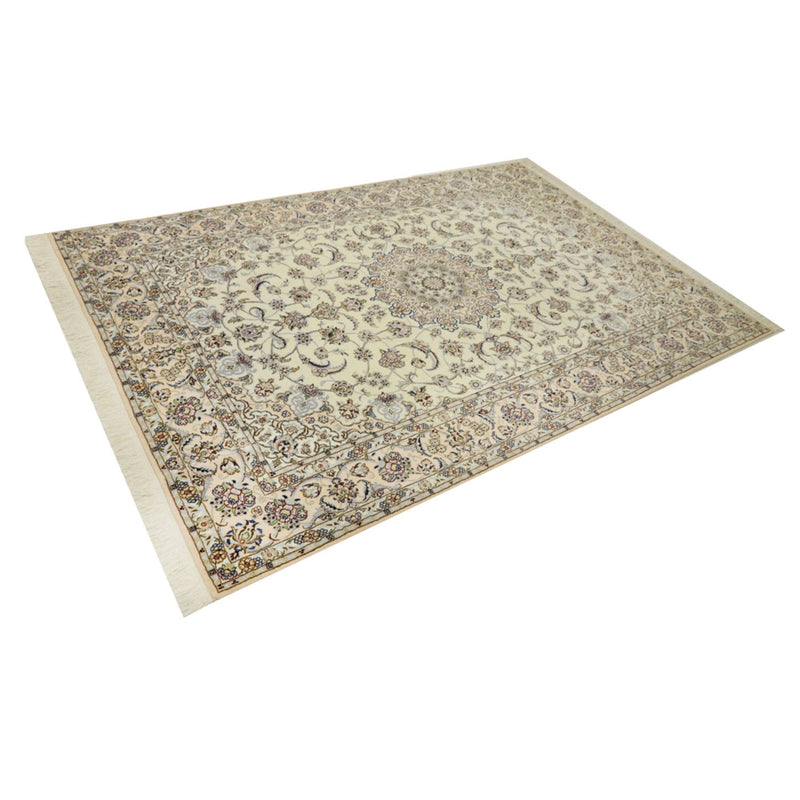 Tapis persan - Nain - Royal - 302 x 205 cm - crème