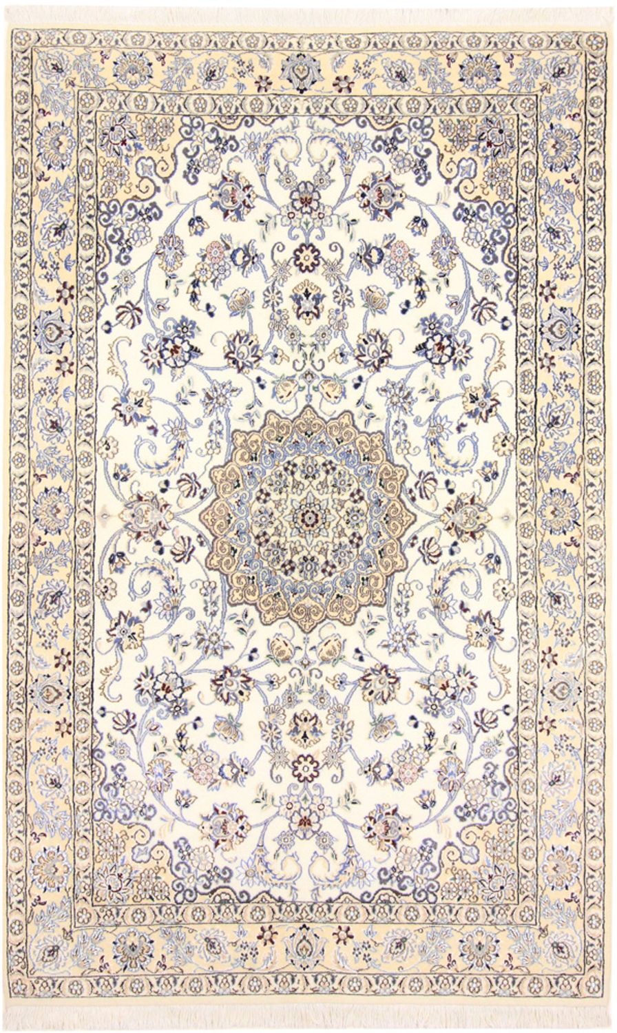 Tapis persan - Nain - Royal - 211 x 133 cm - beige
