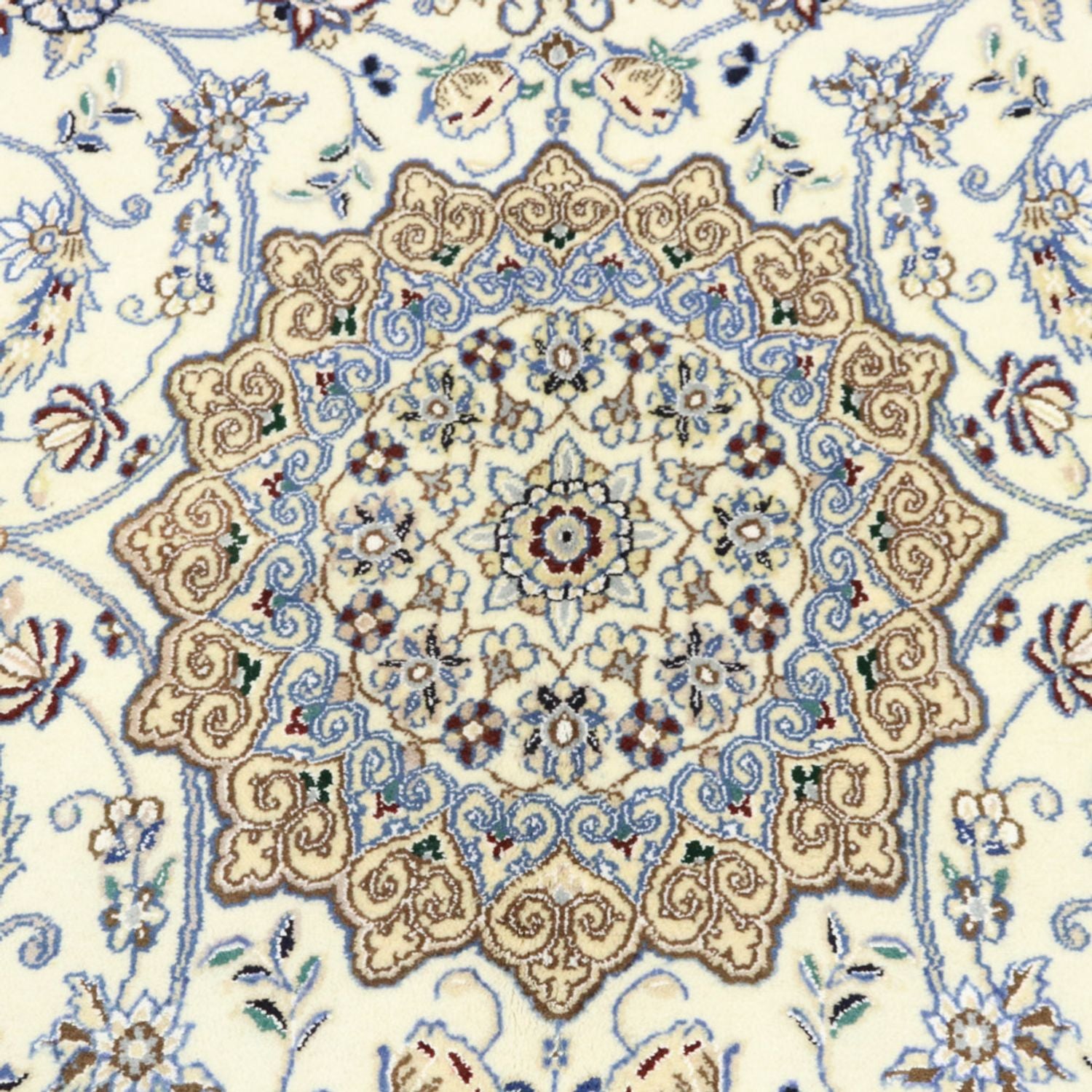 Tapis persan - Nain - Royal - 211 x 133 cm - beige