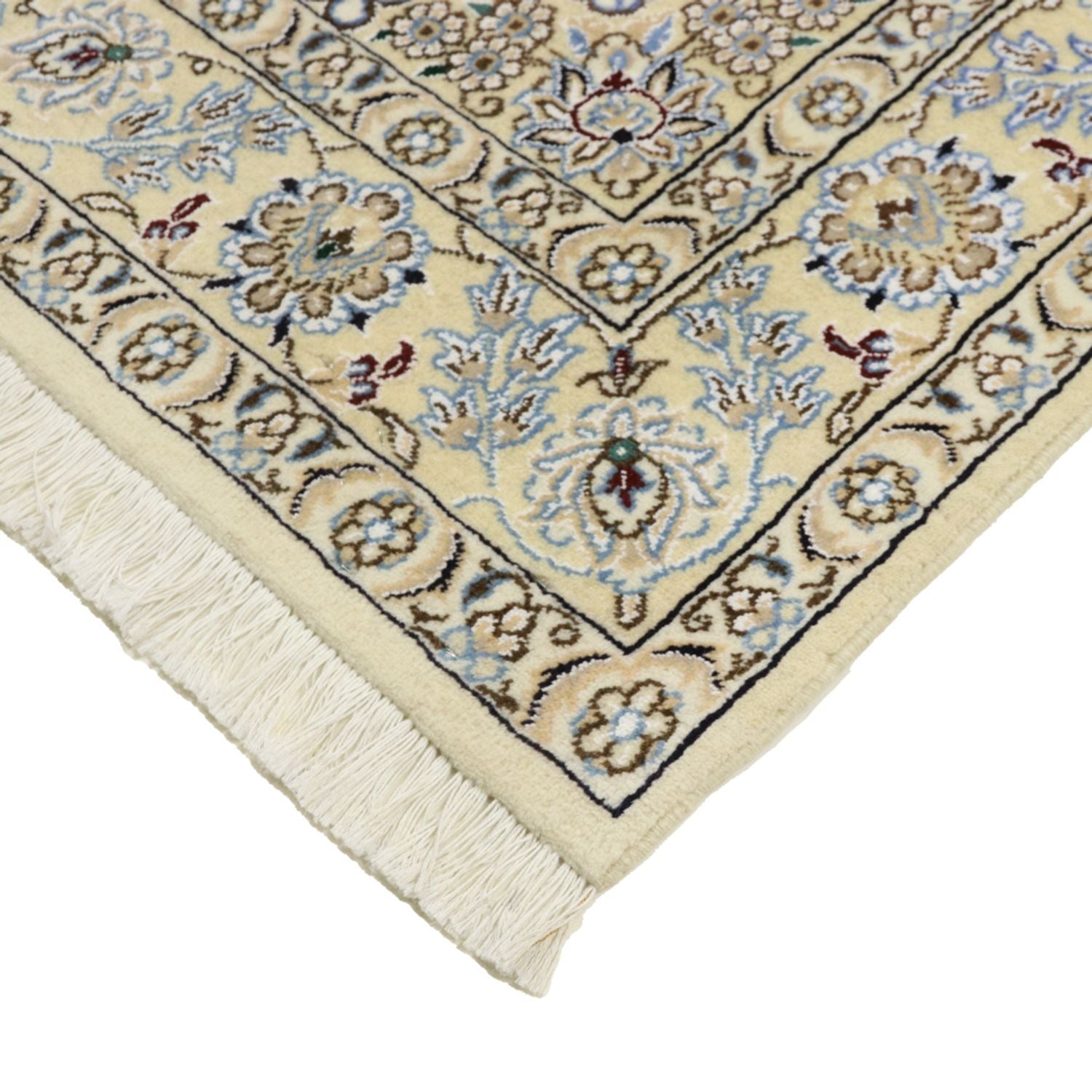 Tapis persan - Nain - Royal - 211 x 133 cm - beige