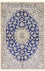 Tapis persan - Nain - Royal - 175 x 116 cm - bleu