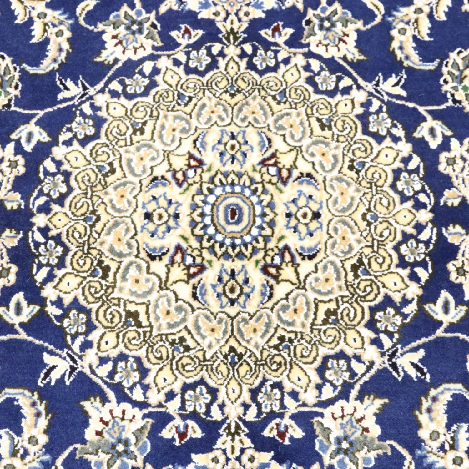 Tapis persan - Nain - Royal - 175 x 116 cm - bleu