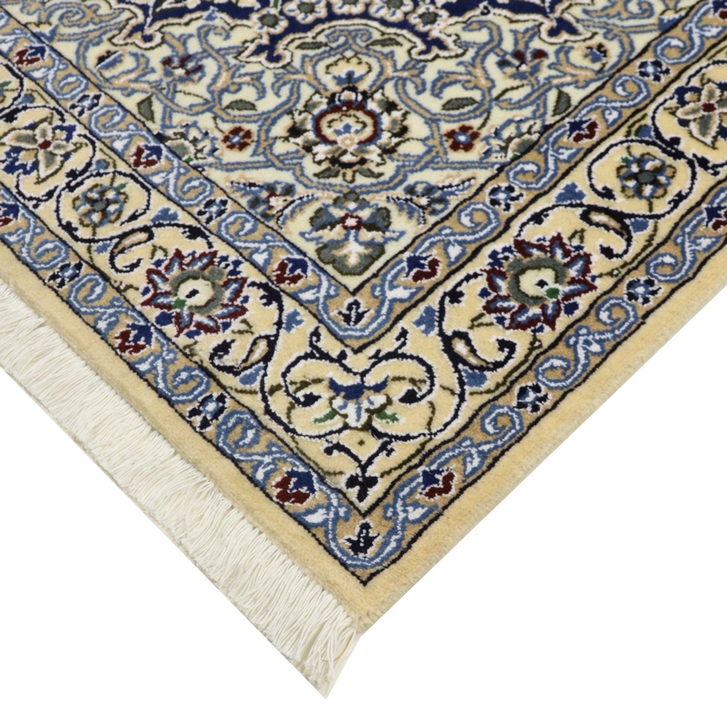 Tapis persan - Nain - Royal - 175 x 116 cm - bleu