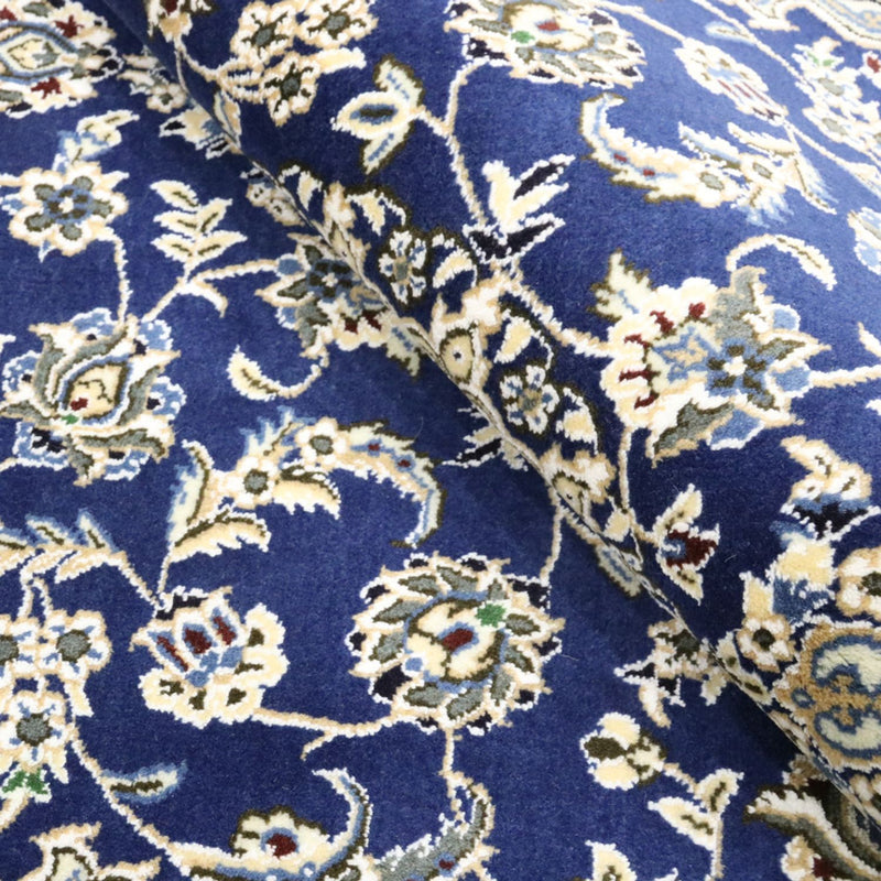 Tapis persan - Nain - Royal - 175 x 116 cm - bleu