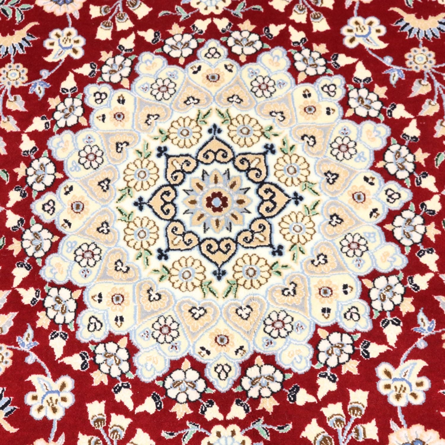 Tapis persan - Nain - Royal - 200 x 132 cm - rouge